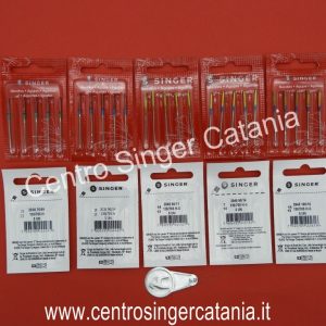 (A) KIT SET CONFEZIONE AGHI UNIVERSALI SINGER PER MACCHINE DA CUCIRE